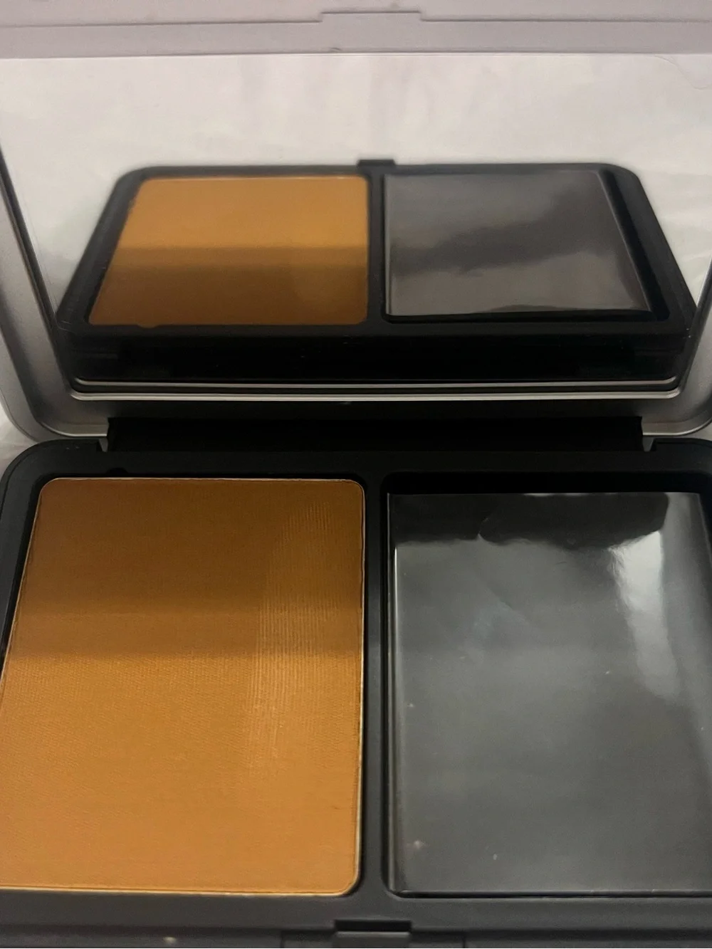 Makeup Forever Matte Black Compact Palette with White Logo